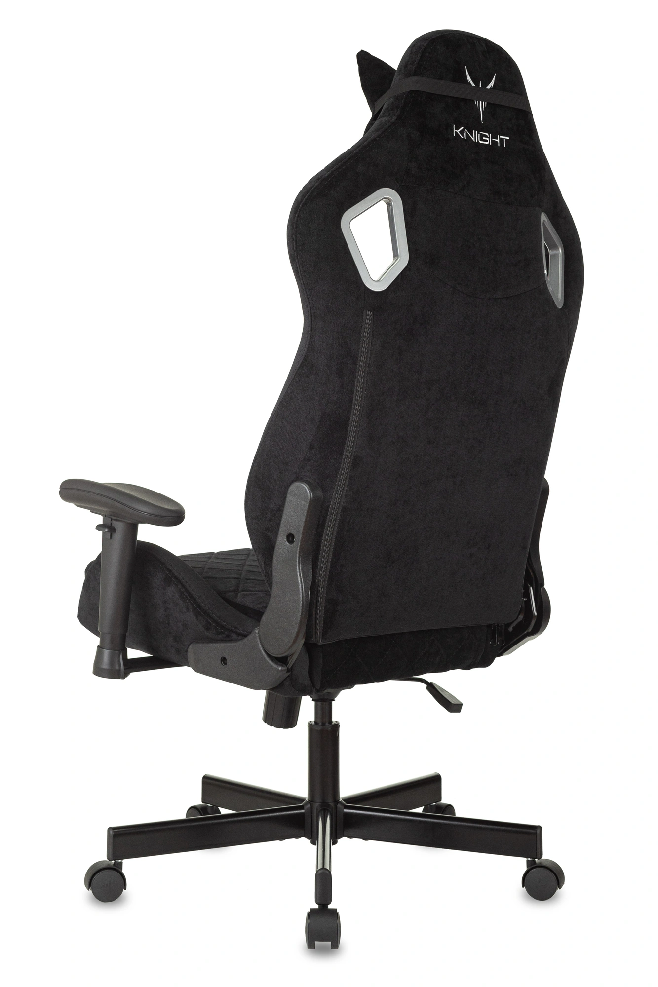 Кресло игровое Knight Outrider, обивка: ткань, цвет: черный (KNIGHT OUTRIDER LTD) от магазина Buro.store