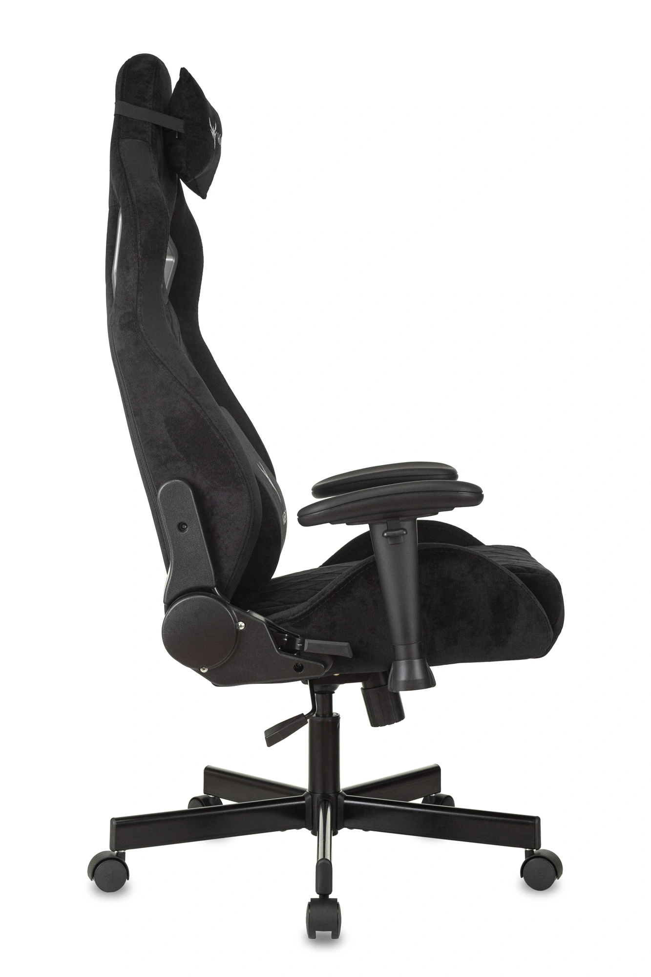 Кресло игровое Knight Outrider, обивка: ткань, цвет: черный (KNIGHT OUTRIDER LTD) от магазина Buro.store