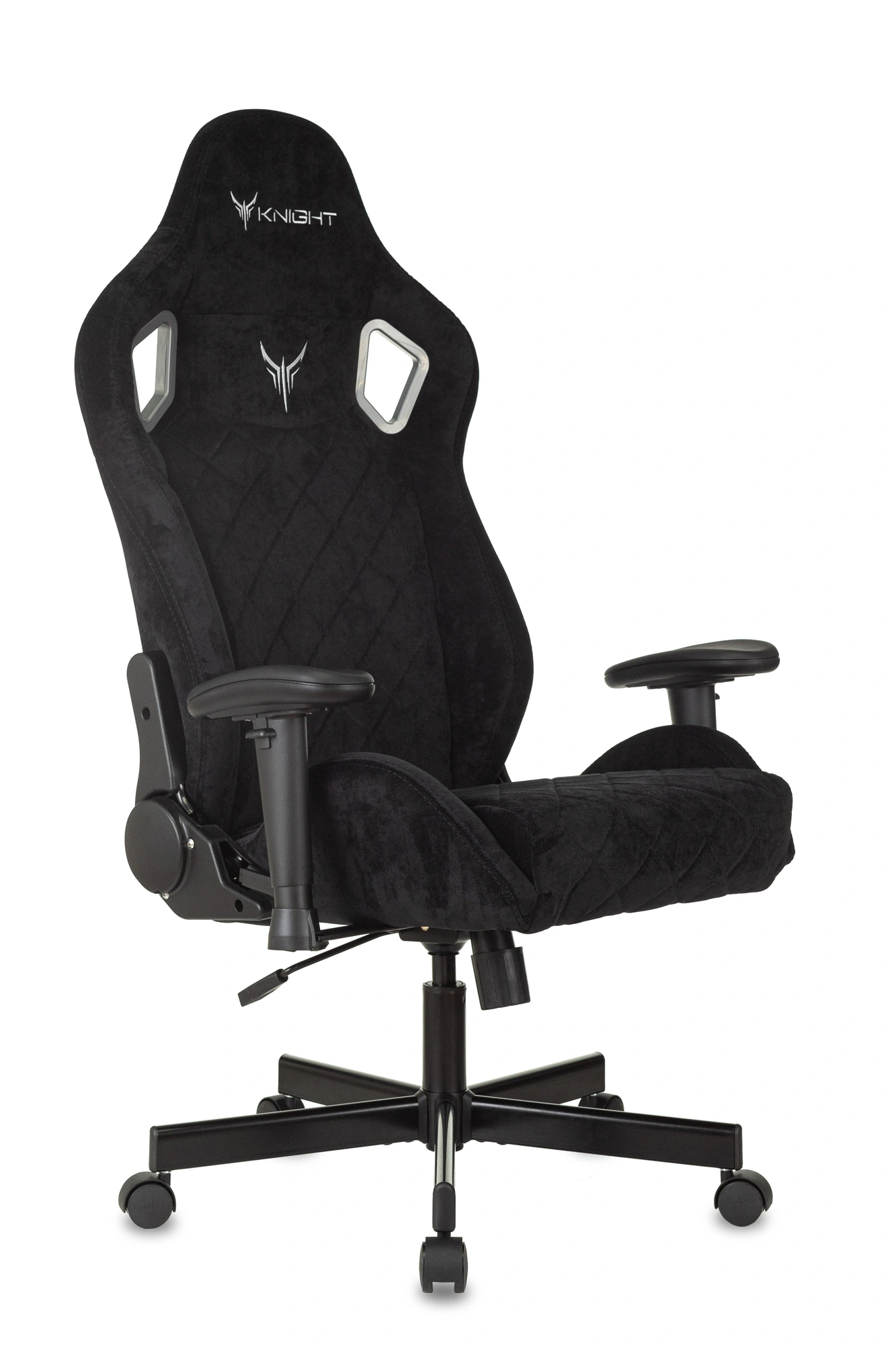 Кресло игровое Knight Outrider, обивка: ткань, цвет: черный (KNIGHT OUTRIDER LTD) от магазина Buro.store