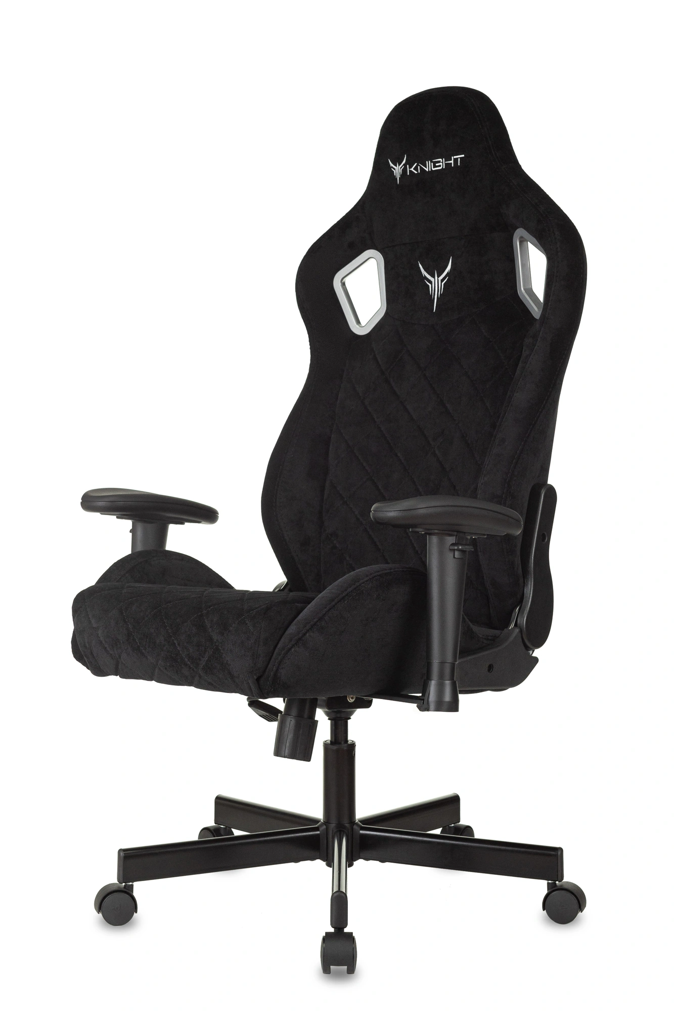 Кресло игровое Knight Outrider, обивка: ткань, цвет: черный (KNIGHT OUTRIDER LTD) от магазина Buro.store