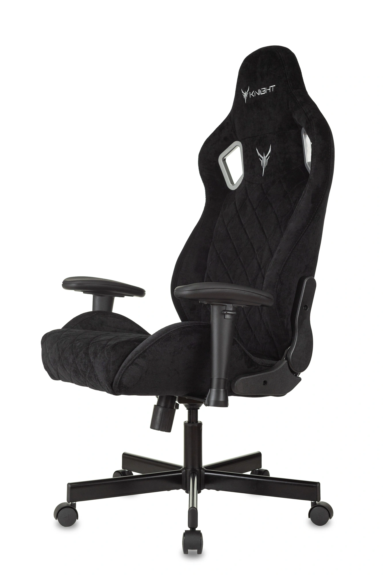Кресло игровое Knight Outrider, обивка: ткань, цвет: черный (KNIGHT OUTRIDER LTD) от магазина Buro.store
