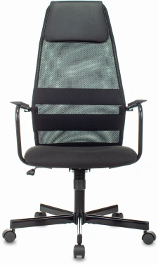 Кресло Бюрократ KB-5M, обивка: сетка/ткань, цвет: черный 3C11 (KB-5M/BLACK)