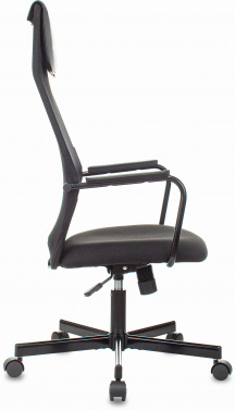 Кресло Бюрократ KB-5M, обивка: сетка/ткань, цвет: черный 3C11 (KB-5M/BLACK)