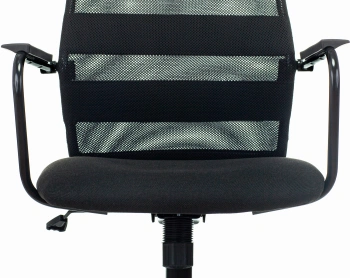 Кресло Бюрократ KB-5M, обивка: сетка/ткань, цвет: черный 3C11 (KB-5M/BLACK)