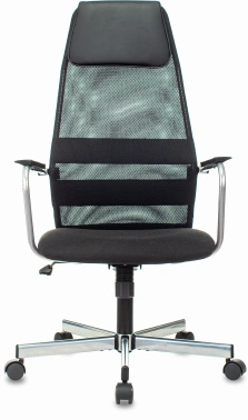 Кресло Бюрократ KB-5M, обивка: сетка/ткань, цвет: черный 3C11 (KB-5M/SL/BLACK)