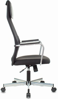 Кресло Бюрократ KB-5M, обивка: сетка/ткань, цвет: черный 3C11 (KB-5M/SL/BLACK)