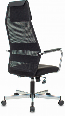 Кресло Бюрократ KB-5M, обивка: сетка/ткань, цвет: черный 3C11 (KB-5M/SL/BLACK)