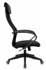 Кресло руководителя Бюрократ CH-607, обивка: сетка/ткань, цвет: черный (CH-607/BLACK)