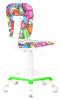Кресло детское Бюрократ CH-W204/F, обивка: ткань, цвет: мультиколор, рисунок маскарад (CH-W204/F/MASKARAD) от магазина Buro.store