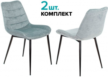 Стул Бюрократ KF-6_2, обивка: ткань, цвет: серо-голубой, каркас: металл (kf-6/lt28_2)