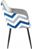 Кресло Бюрократ CH-380F, обивка: ткань, цвет: серая жемчужина, рисунок зигзаг (CH-380F/ZIG/GREY) от магазина Buro.store