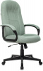 Кресло руководителя Бюрократ T-898, обивка: ткань, цвет: зеленый (T-898/407-GREEN)