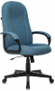 Кресло руководителя Бюрократ T-898, обивка: ткань, цвет: синий (T-898/415-BLUE)