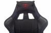 Кресло игровое Zombie Thunder 1, обивка: ткань/экокожа, цвет: черный/карбон (ZOMBIE THUNDER 1 B) от магазина Buro.store