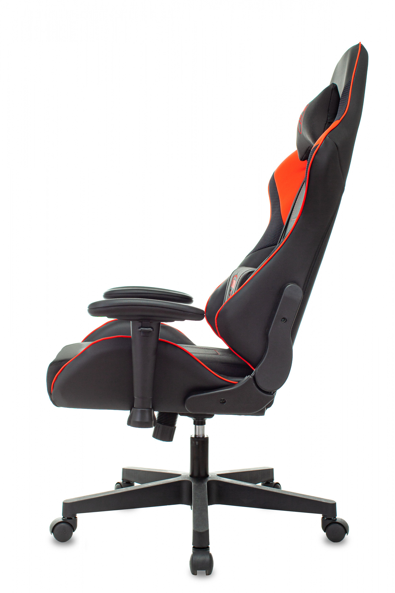 Кресло игровое Zombie Thunder 1, обивка: ткань/экокожа, цвет: черный/красный (ZOMBIE THUNDER 1 RD) от магазина Buro.store
