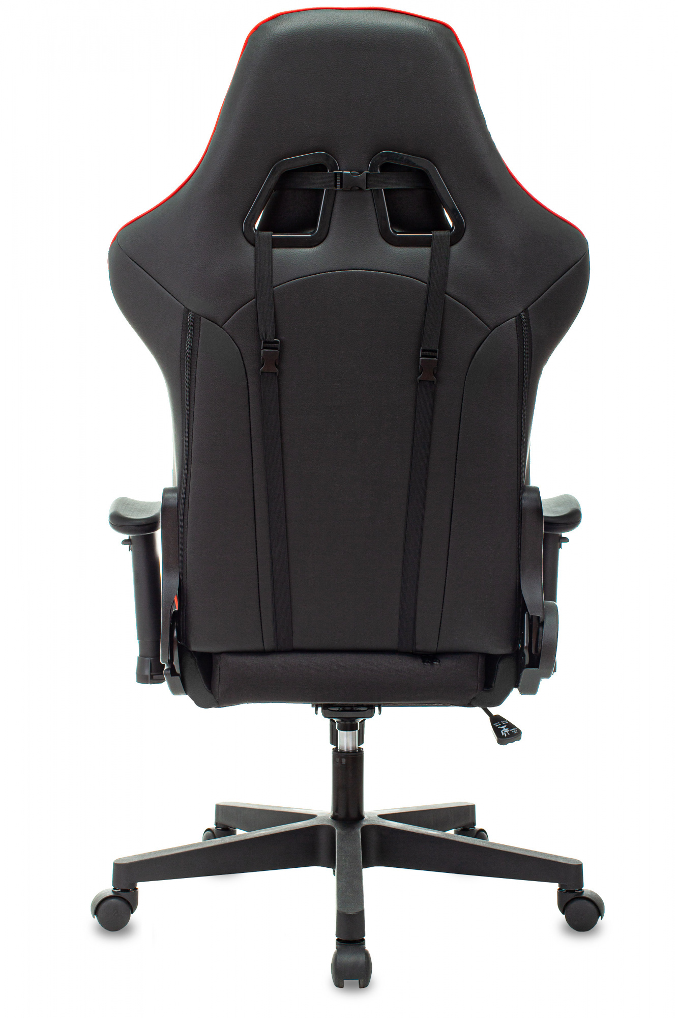 Кресло игровое Zombie Thunder 1, обивка: ткань/экокожа, цвет: черный/красный (ZOMBIE THUNDER 1 RD) от магазина Buro.store