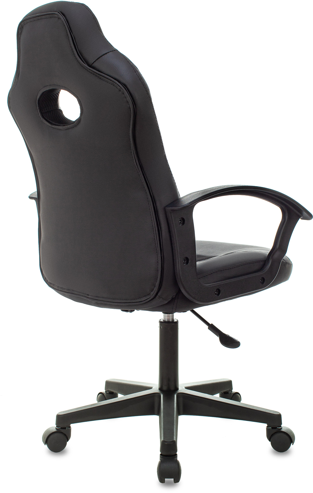 Кресло игровое Zombie 11LT, обивка: эко.кожа/ткань, цвет: черный (ZOMBIE 11LT BLACK) от магазина Buro.store