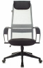Кресло руководителя Бюрократ CH-607, обивка: сетка/ткань, цвет: светло-серый/черный (CH-607/LGREY) от магазина Buro.store