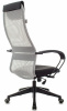Кресло руководителя Бюрократ CH-607, обивка: сетка/ткань, цвет: светло-серый/черный (CH-607/LGREY) от магазина Buro.store