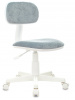 Кресло детское Бюрократ CH-W201NX, обивка: ткань, цвет: серо-голубой (CH-W201NX/LT-28) от магазина Buro.store