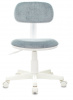 Кресло детское Бюрократ CH-W201NX, обивка: ткань, цвет: серо-голубой (CH-W201NX/LT-28)