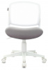 Кресло детское Бюрократ CH-W296NX, обивка: сетка/ткань, цвет: белый/серый Neo Grey (CH-W296NX/NEO-GREY)