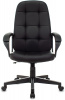 Кресло руководителя Бюрократ CH 002, обивка: эко.кожа, цвет: черный (CH 002 BLACK) от магазина Buro.store