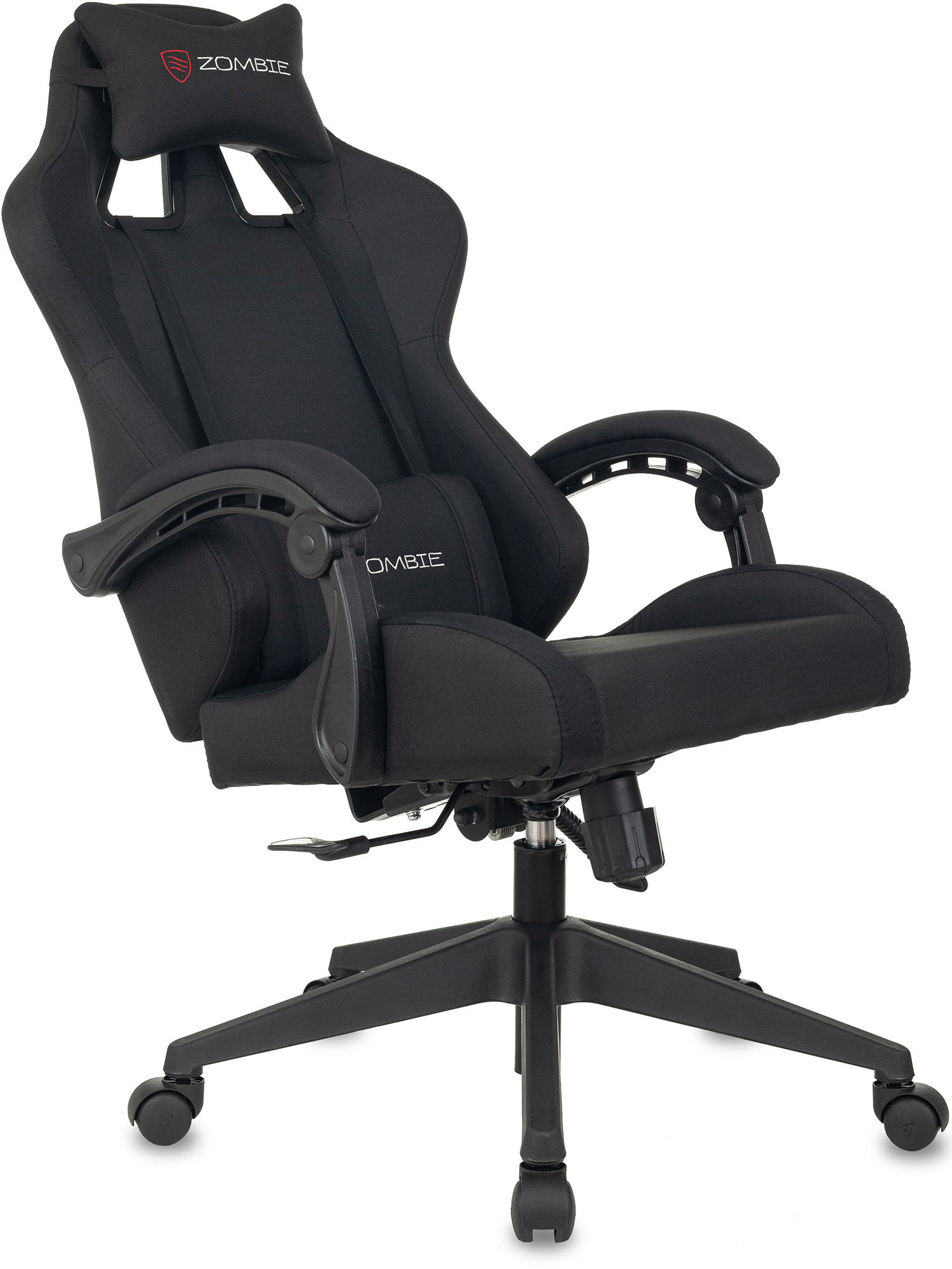 Кресло игровое Zombie Predator, обивка: ткань, цвет: черный (ZOMBIE PREDATOR B) от магазина Buro.store