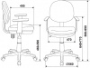 Кресло детское Бюрократ CH-W356AXSN, обивка: ткань, цвет: серый (CH-W356AXSN/LT-19) от магазина Buro.store