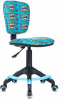 Кресло детское Бюрократ CH-204-F, обивка: ткань, цвет: мультиколор, рисунок бум (CH-204-F/BOOM) от магазина Buro.store