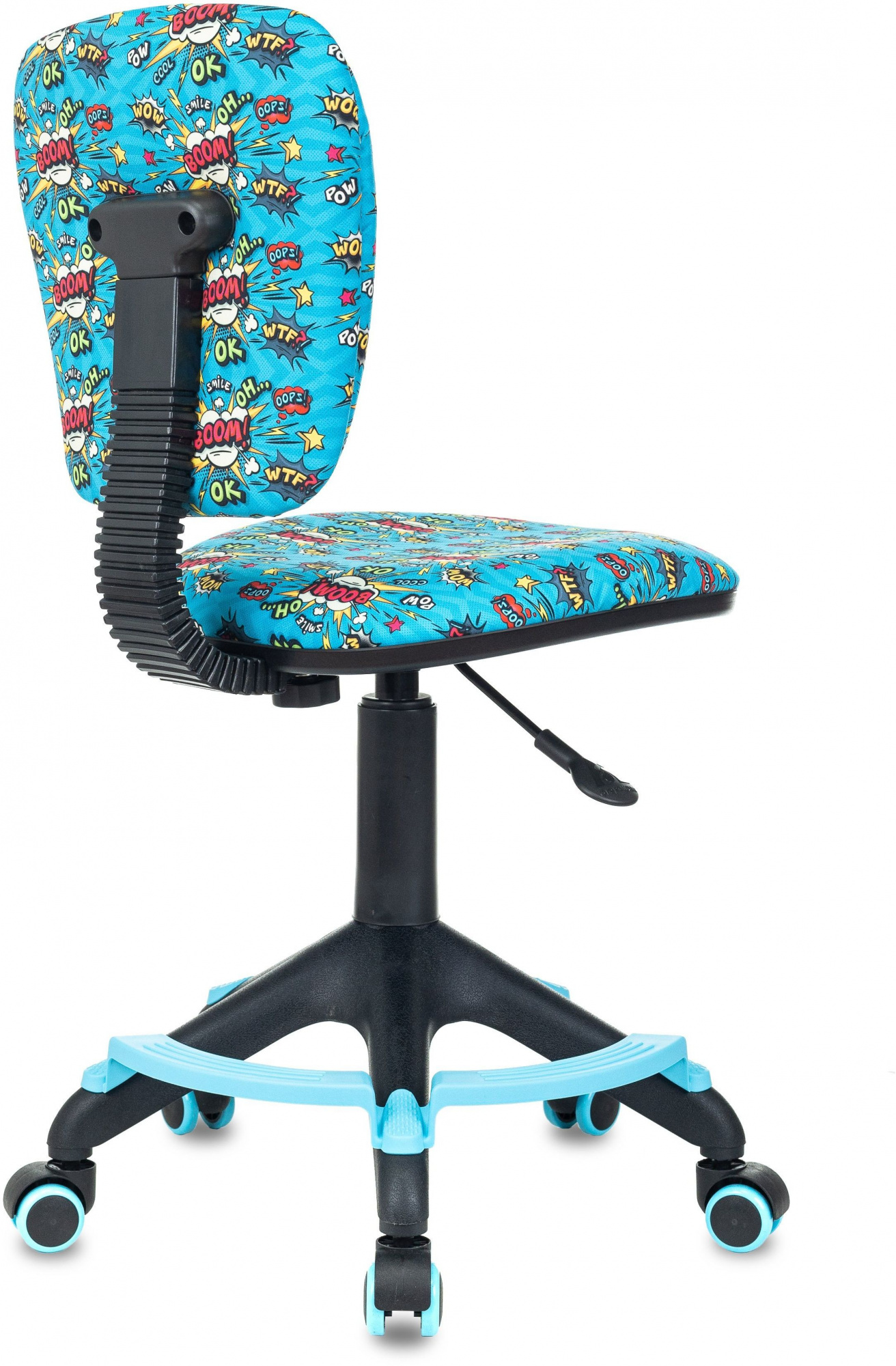 Кресло детское Бюрократ CH-204-F, обивка: ткань, цвет: мультиколор, рисунок бум (CH-204-F/BOOM) от магазина Buro.store