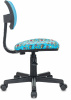 Кресло детское Бюрократ CH-299, обивка: сетка/ткань, цвет: голубой/мультиколор, рисунок бум (CH-299/BOOM)