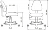 Кресло детское Бюрократ KD-4, обивка: ткань, цвет: оранжевый, рисунок бэнг (KD-4/BANG) от магазина Buro.store