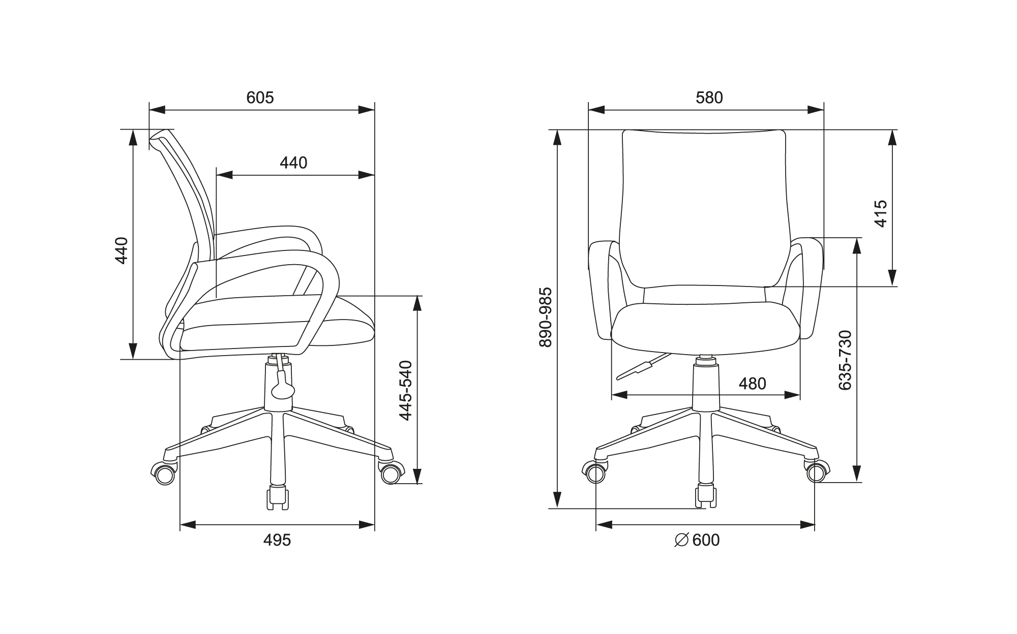 Кресло детское Бюрократ BUROKIDS 1 W, обивка: ткань, цвет: мультиколор, рисунок алфавит (BUROKIDS 1 W-ALPHAB) от магазина Buro.store