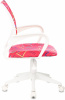 Кресло детское Бюрократ BUROKIDS 1 W, обивка: ткань, цвет: малиновый (BUROKIDS 1 W-STICKPK) от магазина Buro.store