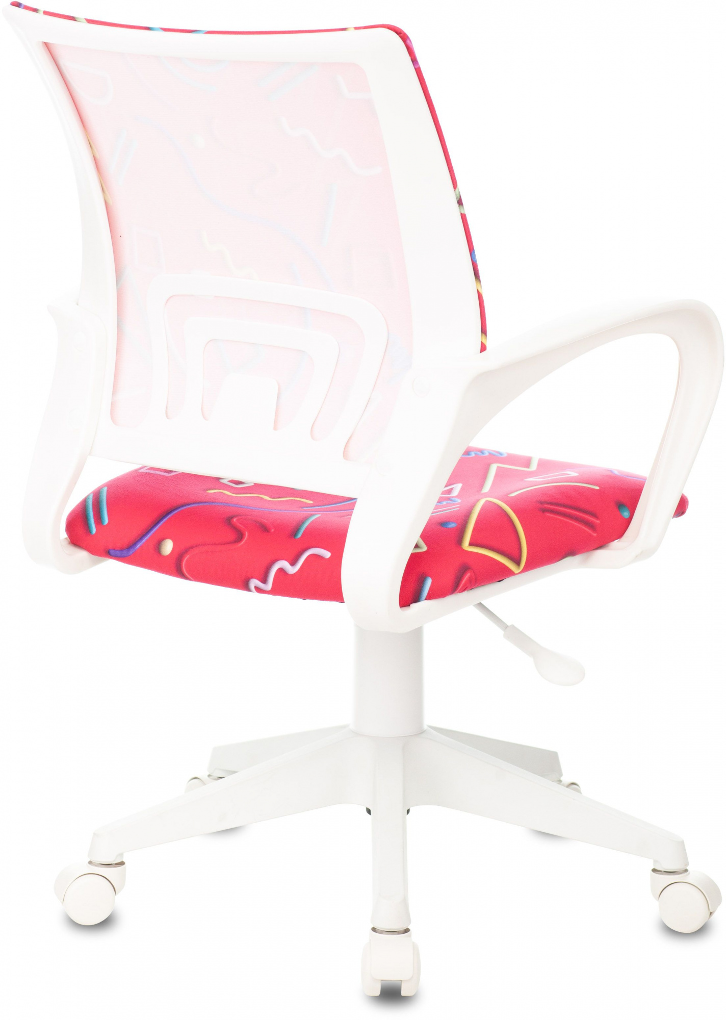 Кресло детское Бюрократ BUROKIDS 1 W, обивка: ткань, цвет: малиновый (BUROKIDS 1 W-STICKPK) от магазина Buro.store