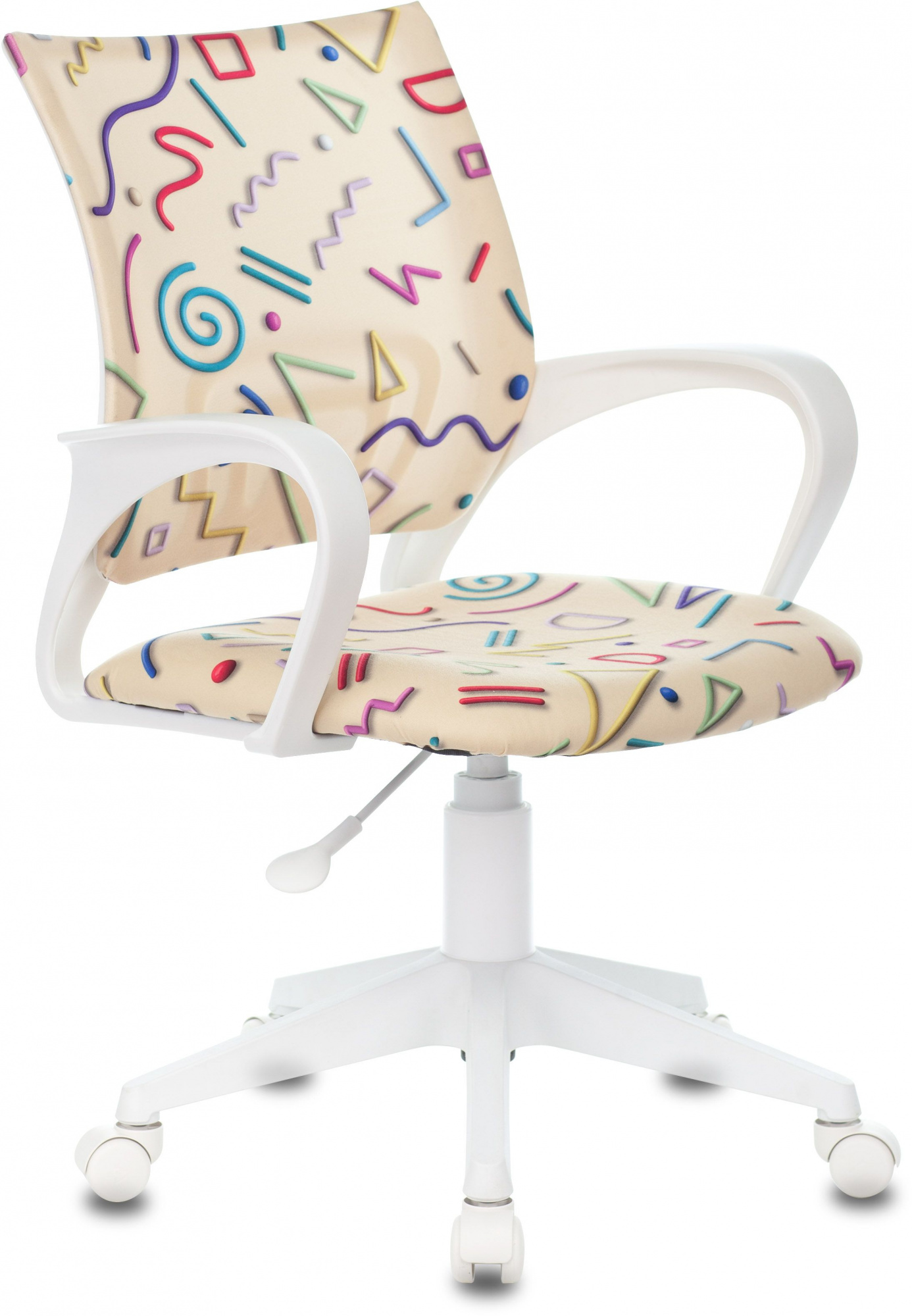 Кресло детское Бюрократ BUROKIDS 1 W, обивка: ткань, цвет: песочный (BUROKIDS 1 W-STICKBG) от магазина Buro.store