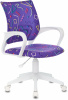 Кресло детское Бюрократ BUROKIDS 1 W, обивка: ткань, цвет: фиолетовый (BUROKIDS 1 W-STICKVI)