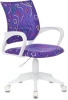 Кресло детское Бюрократ BUROKIDS 1 W, обивка: ткань, цвет: фиолетовый (BUROKIDS 1 W-STICKVI) от магазина Buro.store