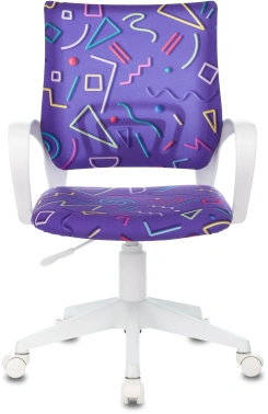 Кресло детское Бюрократ BUROKIDS 1 W, обивка: ткань, цвет: фиолетовый (BUROKIDS 1 W-STICKVI)