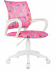 Кресло детское Бюрократ BUROKIDS 1 W, обивка: ткань, цвет: розовый, рисунок сланцы (BUROKIDS 1 W-FLIPFLO)