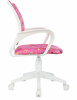 Кресло детское Бюрократ BUROKIDS 1 W, обивка: ткань, цвет: розовый, рисунок сланцы (BUROKIDS 1 W-FLIPFLO) от магазина Buro.store