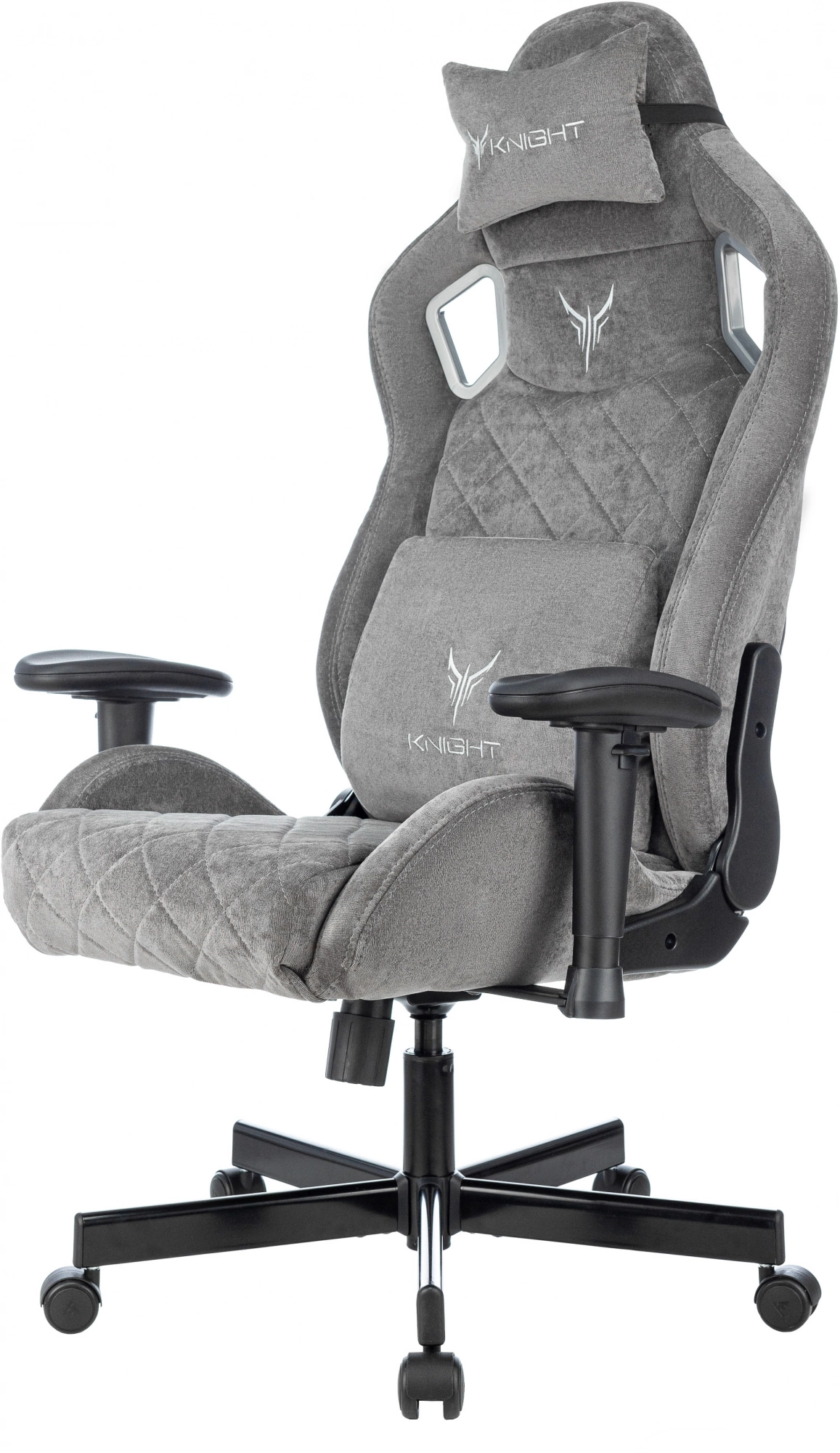 Кресло игровое Knight Outrider, обивка: ткань, цвет: серый (KNIGHT OUTRIDER GLTD) от магазина Buro.store
