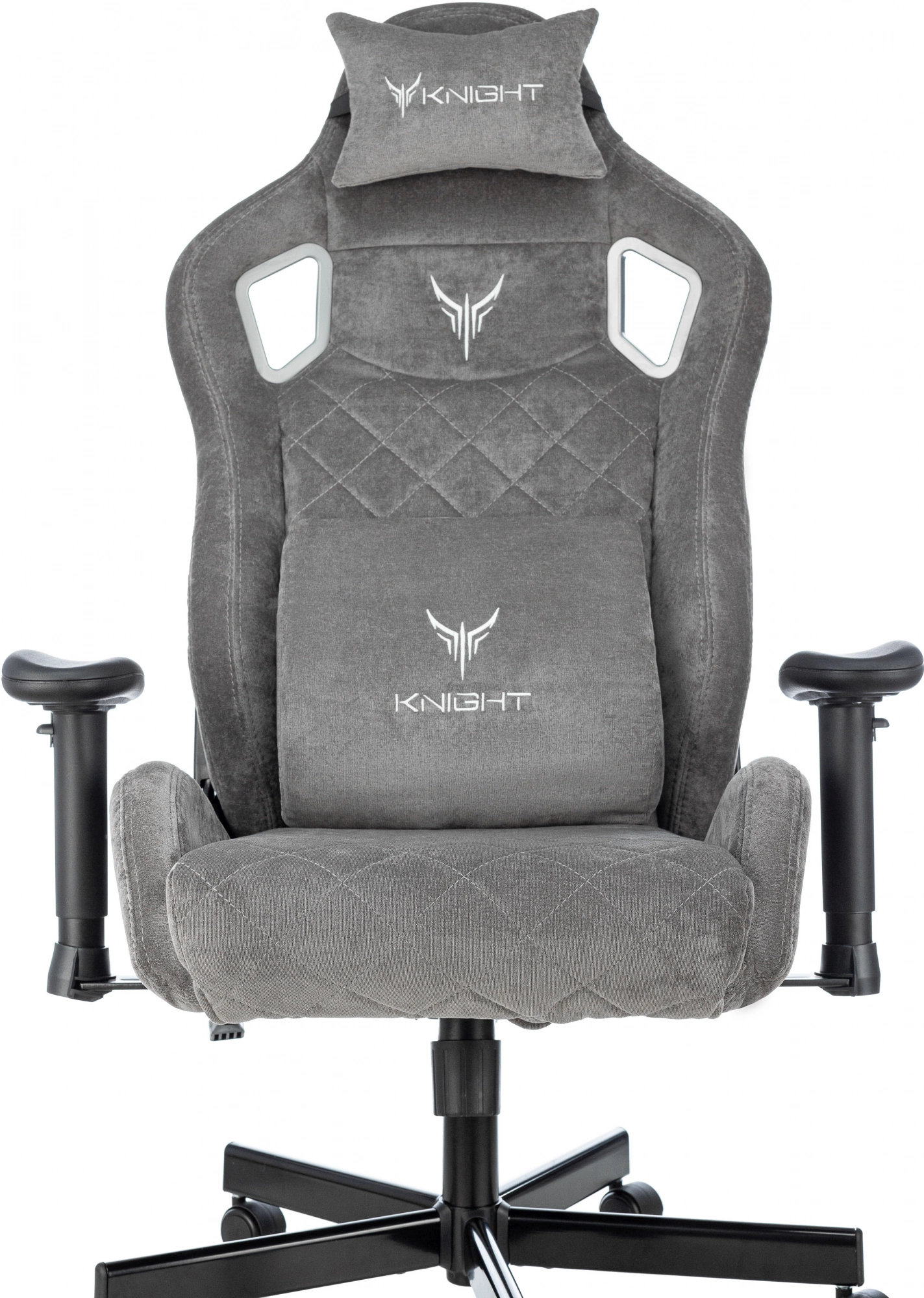 Кресло игровое Knight Outrider, обивка: ткань, цвет: серый (KNIGHT OUTRIDER GLTD) от магазина Buro.store