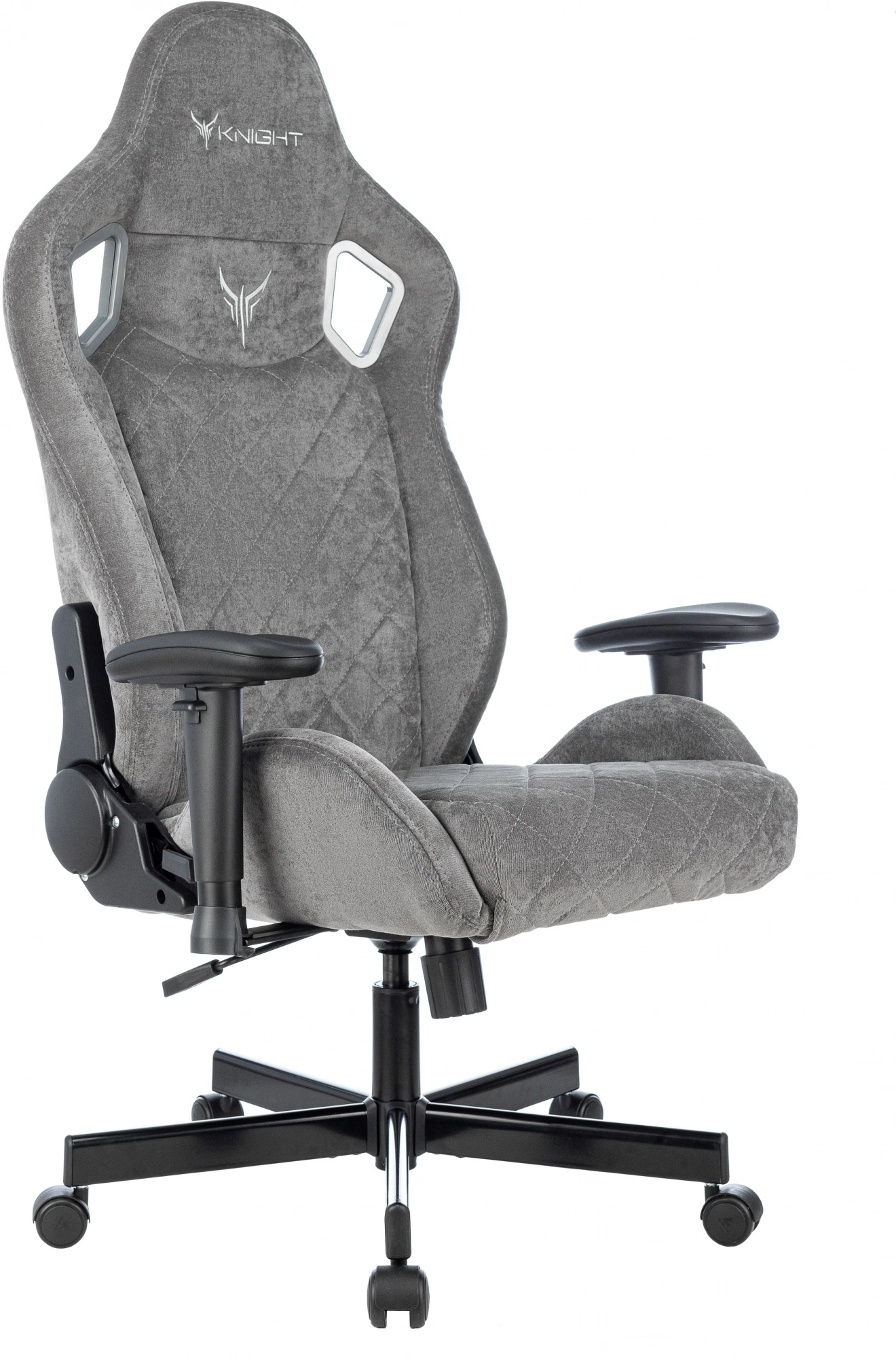 Кресло игровое Knight Outrider, обивка: ткань, цвет: серый (KNIGHT OUTRIDER GLTD) от магазина Buro.store