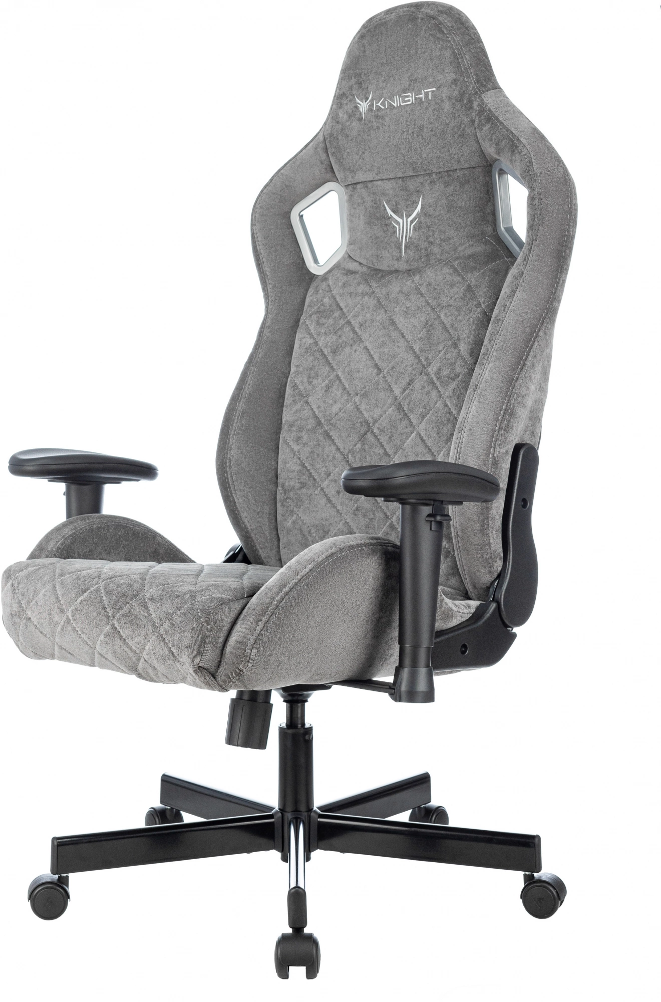 Кресло игровое Knight Outrider, обивка: ткань, цвет: серый (KNIGHT OUTRIDER GLTD) от магазина Buro.store