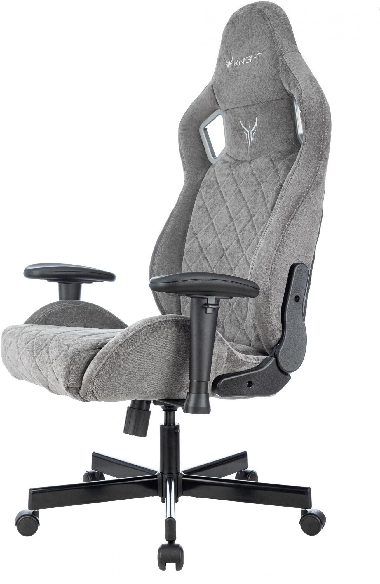 Кресло игровое Knight Outrider, обивка: ткань, цвет: серый (KNIGHT OUTRIDER GLTD) от магазина Buro.store