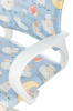 Кресло детское Бюрократ BUROKIDS 1 W, обивка: ткань, цвет: голубой, рисунок овечки (BUROKIDS 1 W-SHEEPS) от магазина Buro.store