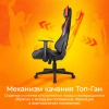 Кресло игровое Zombie Game Penta, обивка: эко.кожа, цвет: черный/красный (ZOMBIE GAME PENTA BR) от магазина Buro.store