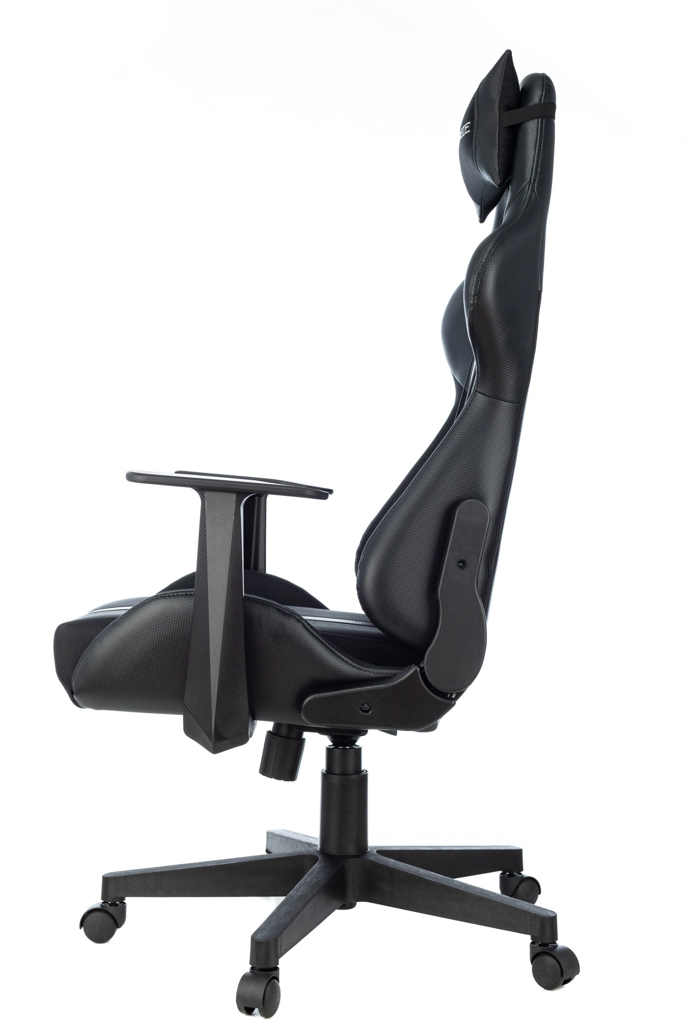 Кресло игровое Zombie Defender II, обивка: текстиль/экокожа, цвет: черный/карбон (ZOMBIE DEFENDER II B) от магазина Buro.store